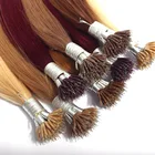 Remy Hair 16-24"50s 1g/s Ombre Remy Human Hair Extensions Straight Nano Ring Hair Extensions