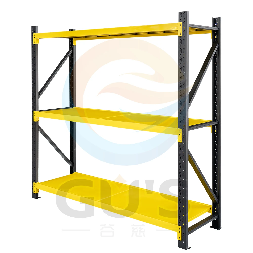 Industrial Storage Warehouse Systems Medium Duty 500kg Per Tier Stack Racks and Shelves for Warehousing & Inventory Management factory