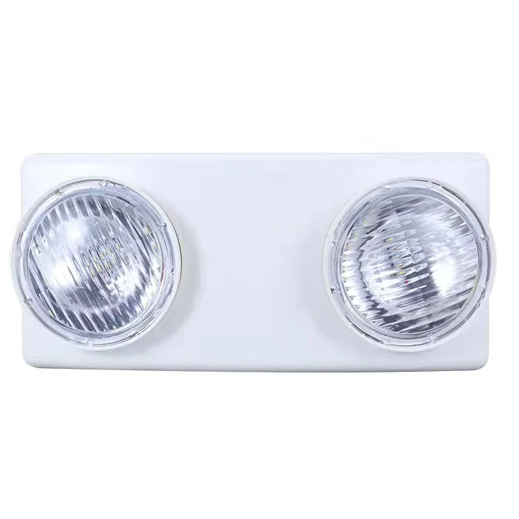 dual head emergency lighting fixture