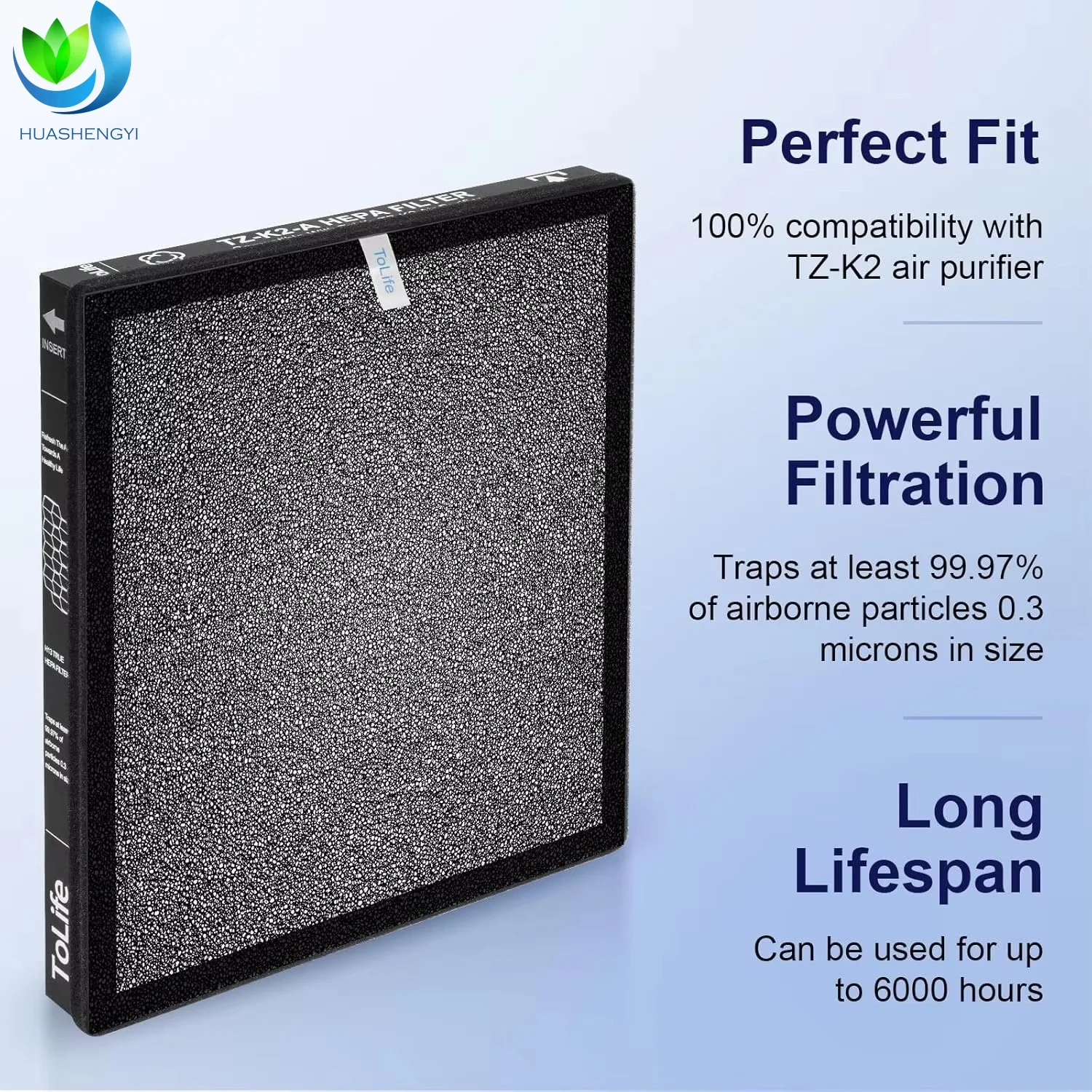 product 3 in 1 high efficiency h13 hepa air purifier pre filter carbon replacement filter pleated activated carbon filter tz k2 a 2 pack-4