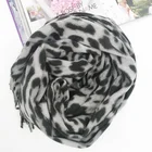 Pattern Scarf Scarf For Woman Winter Designer Fashion Leopard Pattern Winter Knitted Scarf For Women
