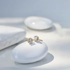 Gold Jewelry Gold Statement Earrings 18K Yellow Gold Diamond Earrings Solid Gold Jewelry Women Accessories For Women