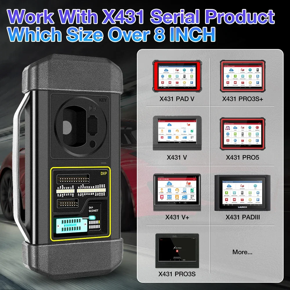 Programmateur X-PROG 3 LAUNCH Pour Diagnostic Auto - Clé OBD2 Compatible X431 PRO3S+, V, PAD V