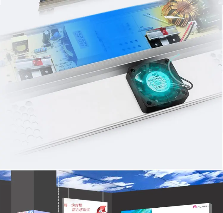 product shenzhen mosaic flashing 4s uv soft film rgbw ceiling dynamic light box large shopping mall advertising electronic sign-16