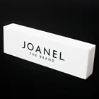 Custom Solid White Colored Plexiglass Acrylic Display Brand Logo Block Acrylic Logo Brand Cube