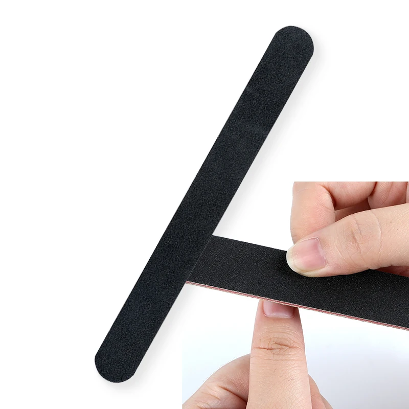 Rosalind Low Price Nail Products Emery 100/180 Nail Buffer Wholesale  Disposable Black Nail File To Sharpen - Buy Nail File,Mini Nail File,Nail  Manicure File Product on 