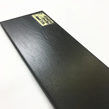 New Technology Wood Effect Ceramic Flooring Tiles Black Colour Photos For Interior