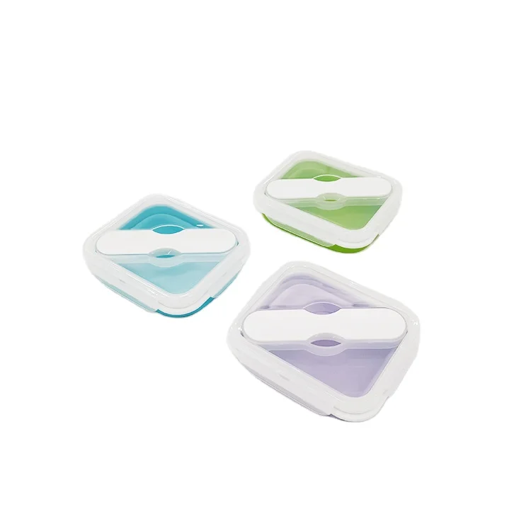 Portable fresh lunch box Outdoor picnic expandable silicone lunch box Noodle bowl Microwave lunch box