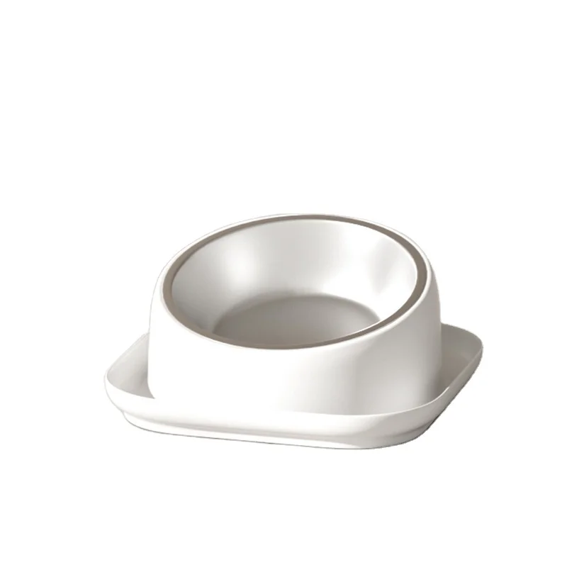 SUPER DESIGN Mess Free 15 Degree Slanted Bowl for Dogs and Cats 