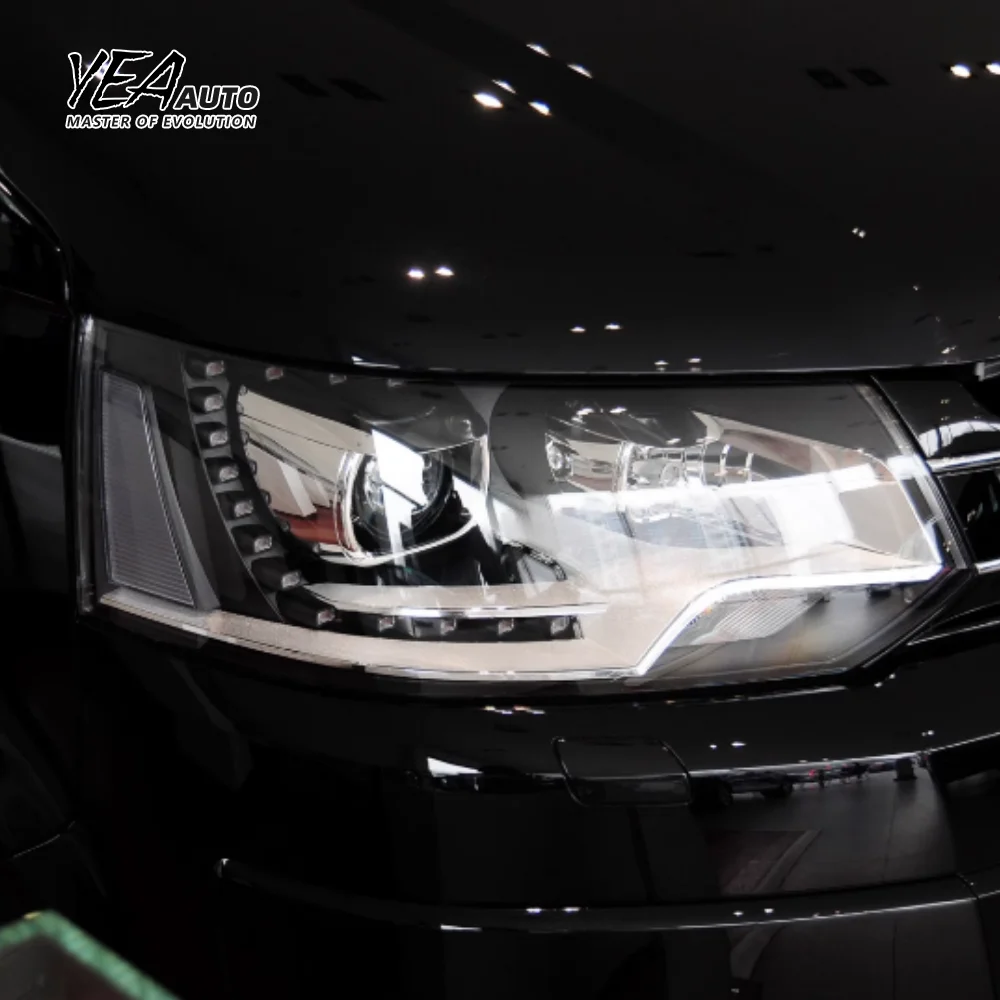 product car headlight glass lampshade cover lens for vw volkswagon multivan t5 head light lens cover-8