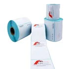 Paper Factory PVC Material Thermal Paper White Label Sticker Direct Express Delivery Label Paper