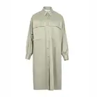 Coat Fashion Solid Color Trench Coat 2021 Winter Trench Coat Women's Trench Coat Fashion