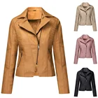 Leather Jacket Women Latest Design Biker Leather Jacket For Women PU Leather Jacket Coats
