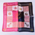 Scarf Factory Manufacturing Polyester Satin Women Square Custom Digital Printed Bandana Scarf