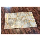 Natural 2021 Exquisite Luxury Pink White Crystal Agate Serving Tray Natural Gemstone Custom Tray With Golden Handle