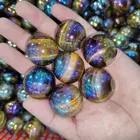 Crystal 1.5inch Hot Selling Wholesale Price Crystal Sphere Aura Tiger Eye Stone Ball For Sale