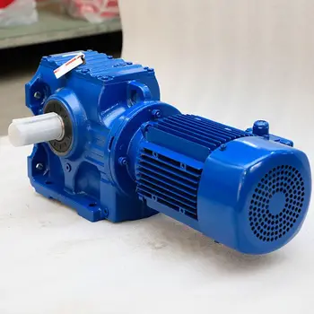 S Series S67 Worm Gear Box Helical Electric Motor Speed Reducer Reduction Motors for Robot Castion Iron Parallel Axis 1 Years 26