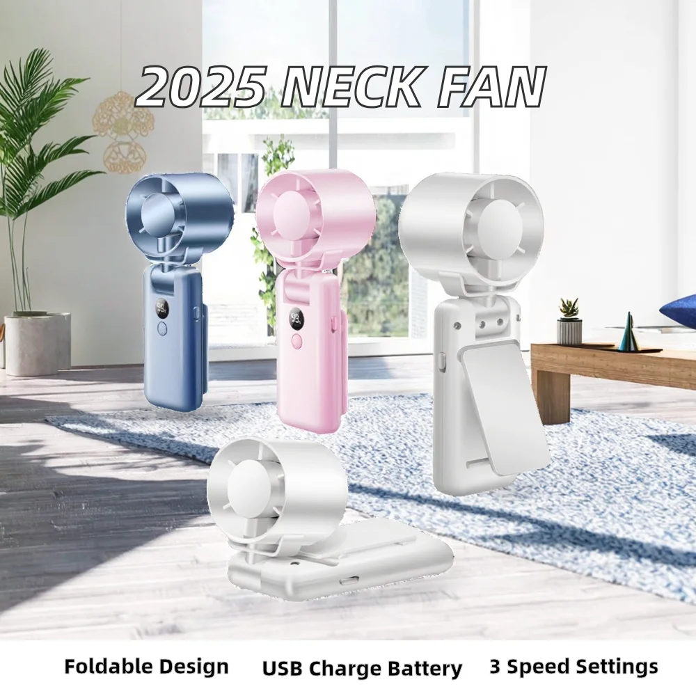 Rechargeable Mini Usb Fan, Portable, 3600mAh - detail 8