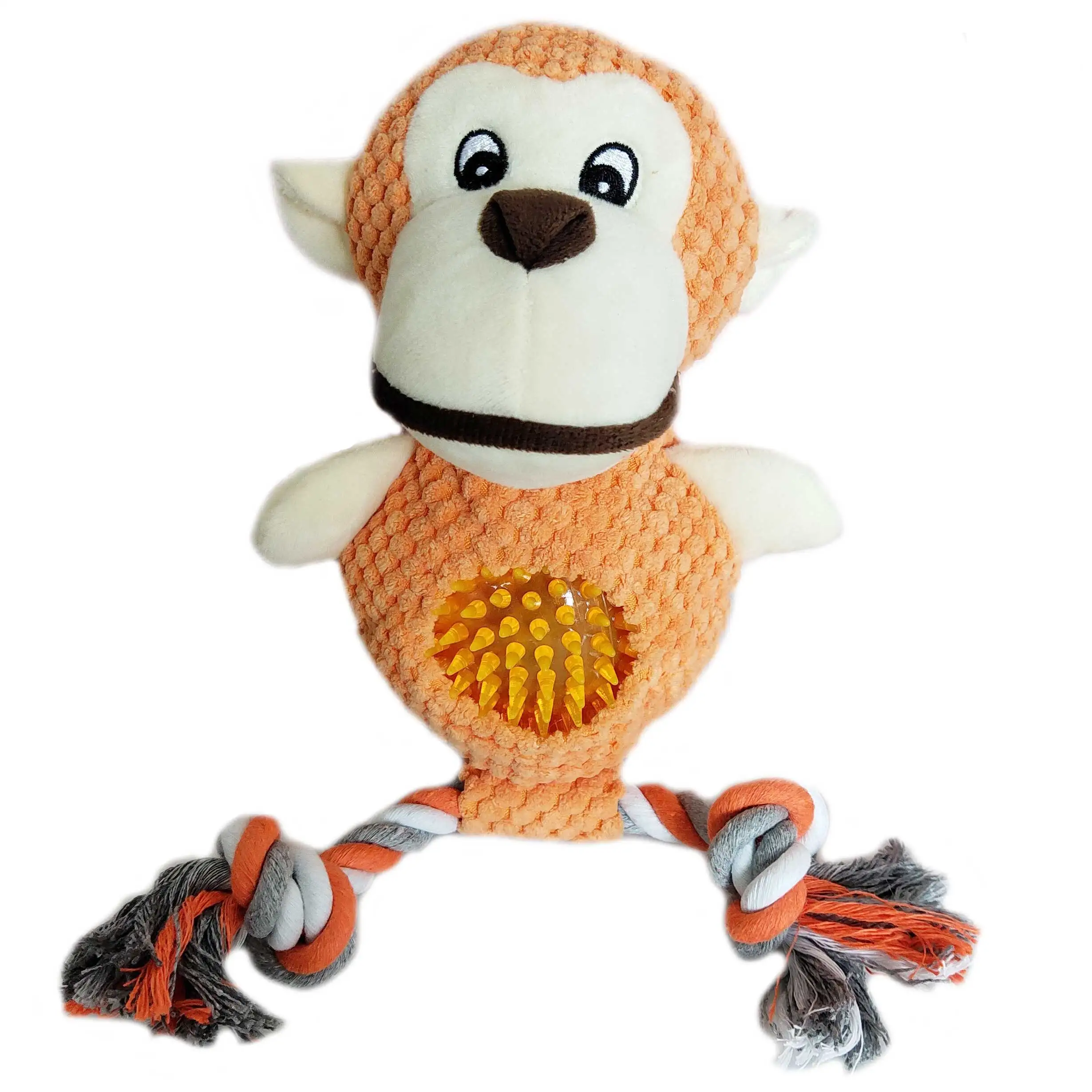 squeaky rubber monkey dog toy