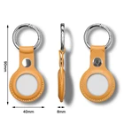 High Quality Cover High Quality Leather Case For Airtags Protector Cover With Key Ring