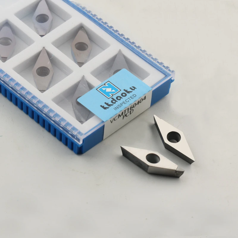 High Quality VCGT160404 PCD Diamond Insert Carbide for Lathe Machine Processing of Aluminum Copper PVC-OEM Supported CVD Coating details