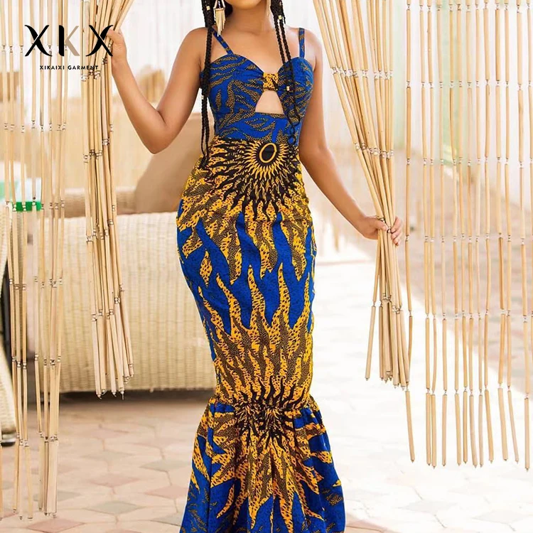 Wholesale Mermaid African Prom Dress 