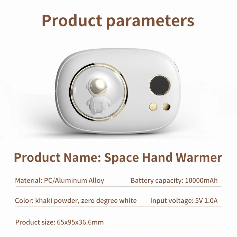 Hand Warmer, Portable, USB, 10000mAh - detail 4
