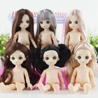 Doll Fashion Doll 16 Cm DJD Modified Makeup Doll Plain Doll Muscle