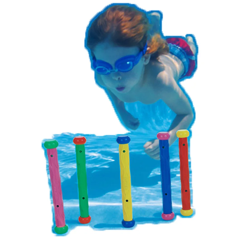 Intex Underwater Swimming Diving Pool Toy Play Sticks Pack 10 Assorted Colors for sale online 