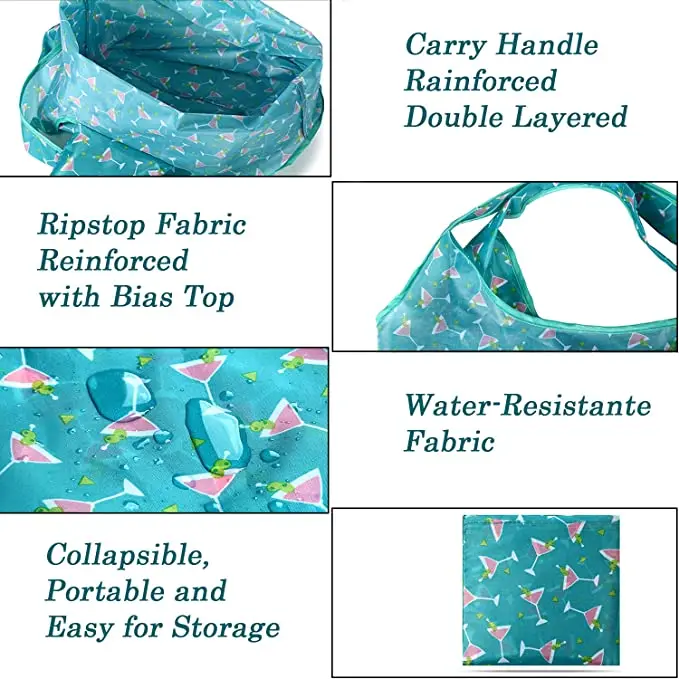 washable eco-friendly cloth bag with pouch