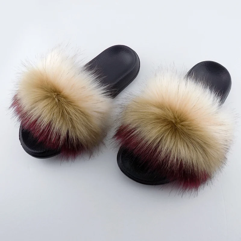 alibaba fur slides