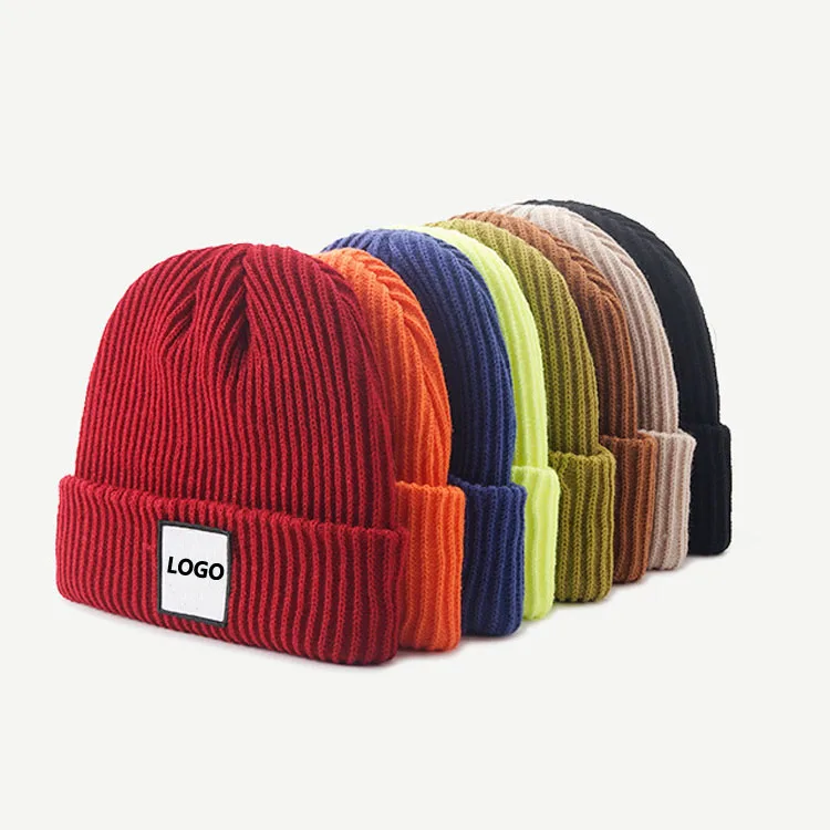 Logo Designer Knitted Winter Hats 