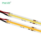 12V 24V COB led strip lights white warm white 320leds 480leds