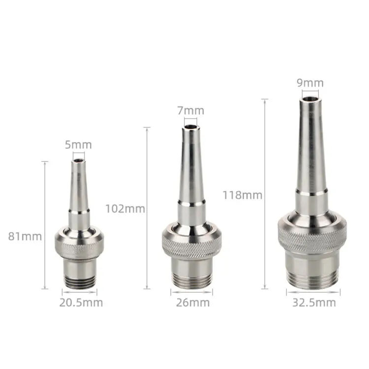 High Pressure Brass Ice Tower Water Jet Pump Musical Graphical Rotating Water Fountain Spray Nozzle for Fountain factory