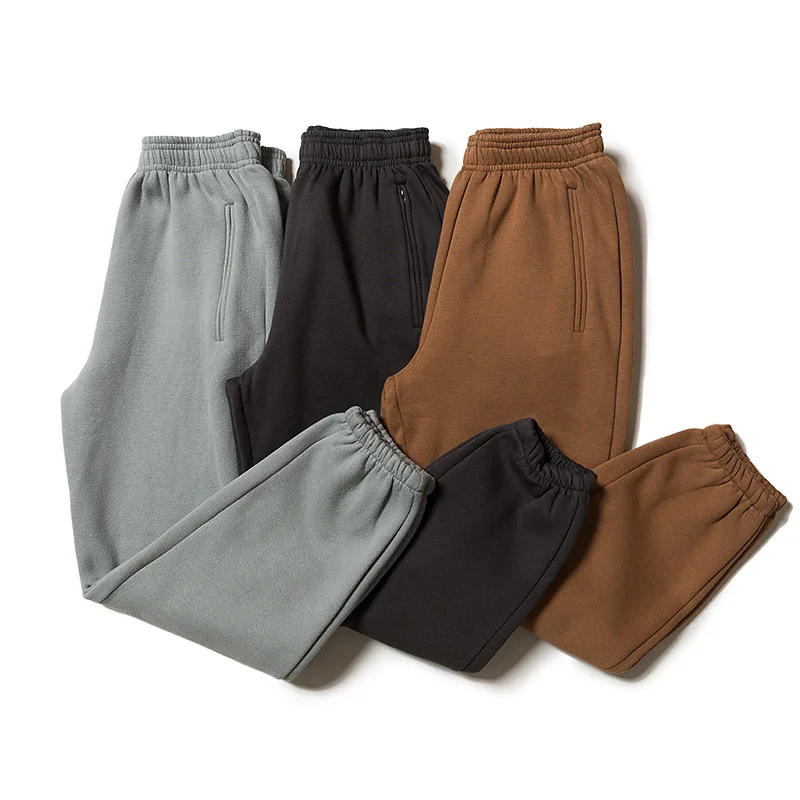 Mens Fleece Lined Elastic Waist Sports 