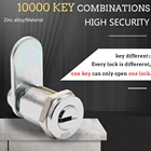 Key 2 Brass Dampled Keys Guangdong High Security JK531 Size 22mm/25mm Profile Cylinder Cam Lock Dimple Key