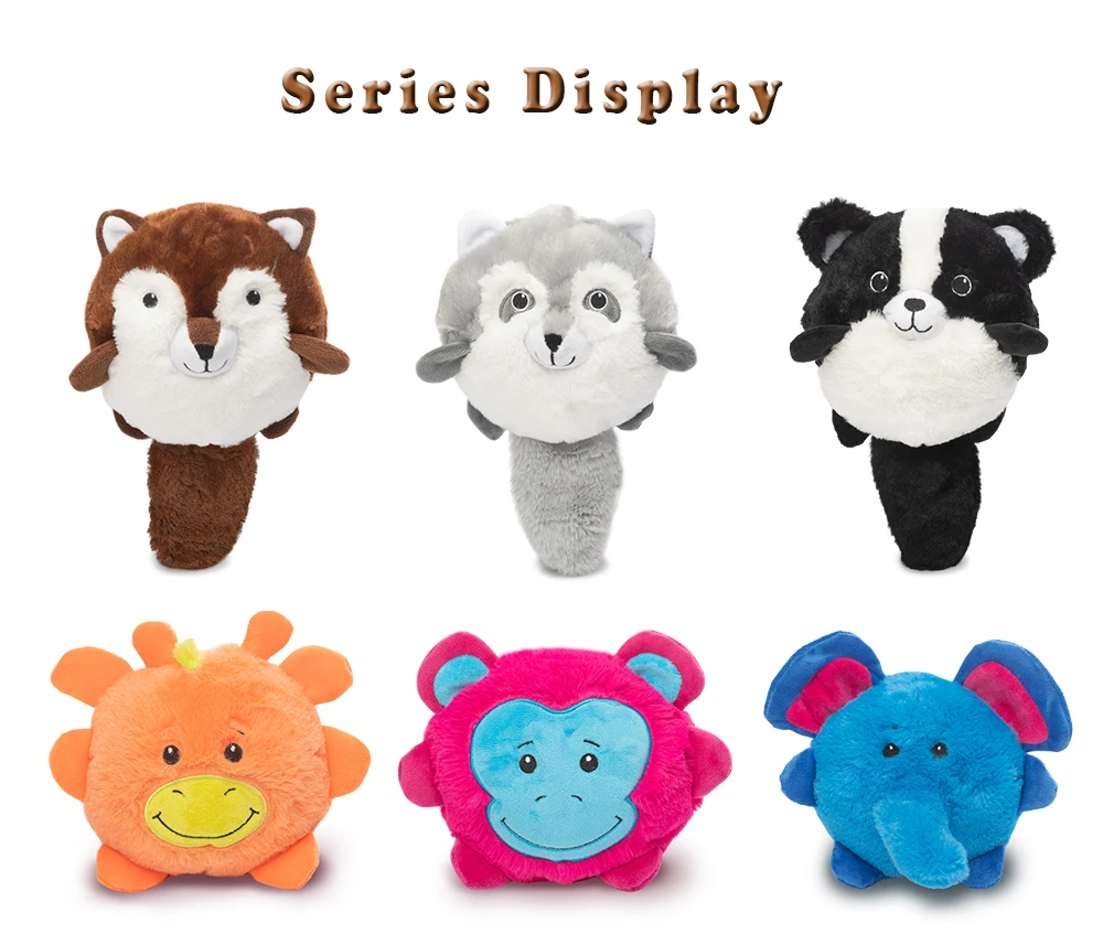 Newest Design Animal Plush Dog Toy Squeaky Pet Chew Toy Stuffing Cute