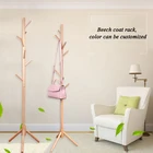 Coat High Grade Wooden Tree Standing Coat Rack