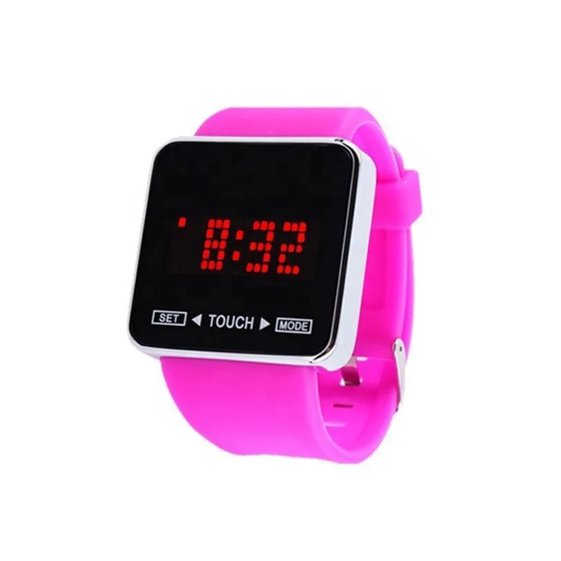 Wholesale Oem Square Best Wrist Watch Touch Screen Sports Watch Lighters Digital LED Bistec Watch Price