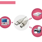 White Hot Sale Network Connection High Quality Converter USB2.0 AM-BM5M White Cable