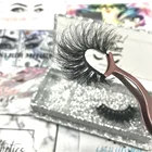 Eyelash Mink Eyelash Wholesale Fast Delivery 3D Mink Lashes Hand Made False Full Strip 25mm Mink Eyelash