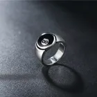 Stainless Steel Ring Men New Stylish Stainless Steel Billiards 8 Ring For Men