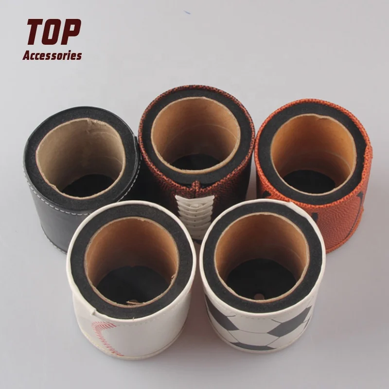 Reusable Personalized  Leather Cup Sleeves Custom Travel Coffee Mug Heat insulation and anti scalding Leather Cup Holder