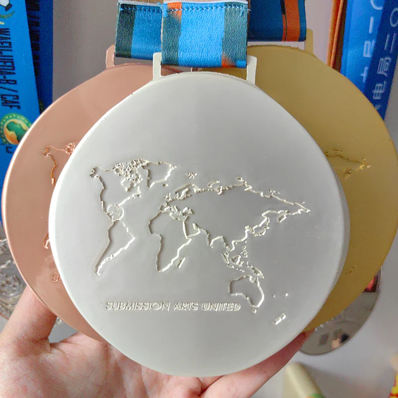 Custom 3D Award Metal Medals Modern Design Gold Silver Copper Blank Sports Medal for Competitions details
