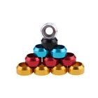 Washers Washer Aluminium Washer Popular GOOD Fastener Aluminum Colorful Billet "Angled Sided" Washers Crown Washer