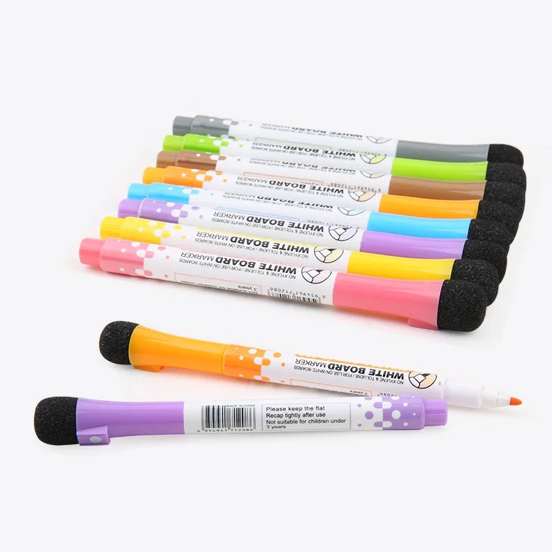 Magnetic Absorbable And Easy To Clean Students Dry Erase Whiteboard Markers,Marker Pens