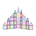 MNTL New Light Color Star Kids Magnet Building Tiles Magnetic Blocks 120 Pcs Plastic Educational Blocks Toys