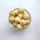 Beads 6mm Wood Bead Factory Direct Sale Beads 20mm White Round Wooden 8mm Natural Strands Diy 6mm Wood Bead