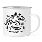 Tin Mug 450ml Personalized Custom Black Campfire Metal Tin Steel Kid Enamel Drinking Mug