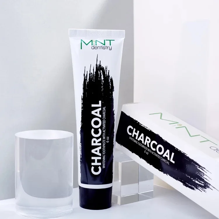 mint dentistry charcoal toothpaste